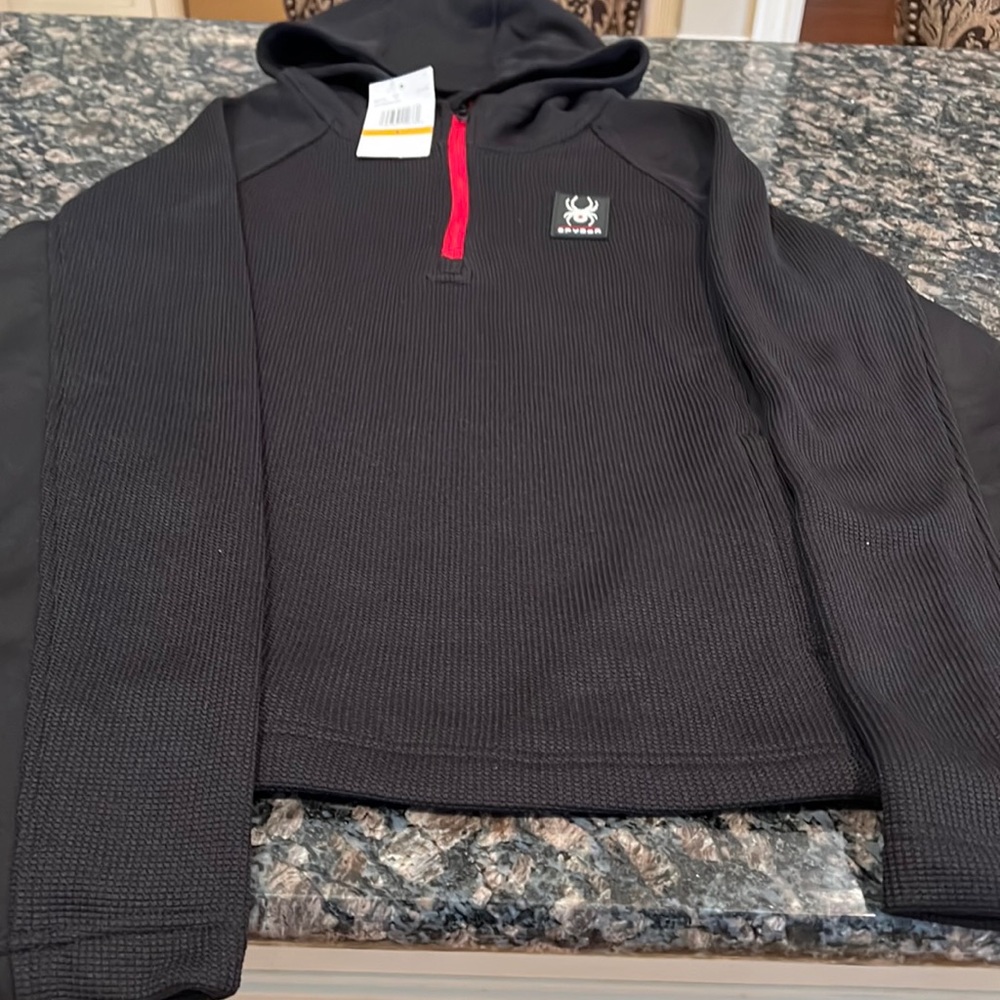 Mens Spyder hooded jacket